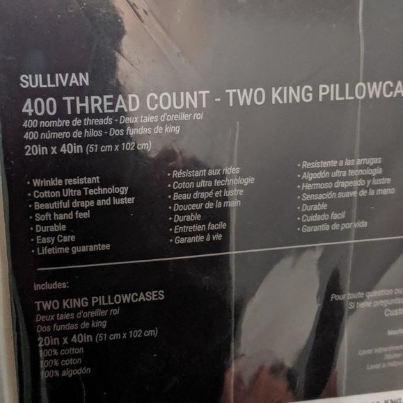 💯 Cotton King  Size Two Pillowcases Taupe 400 TC - Picture 2 of 3